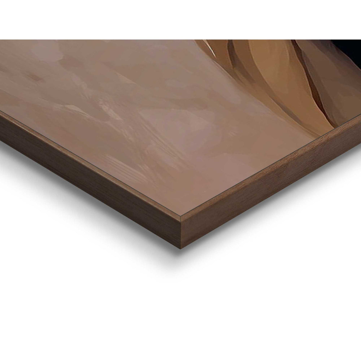 Framed Poster Hiding Cowgirl 70x50