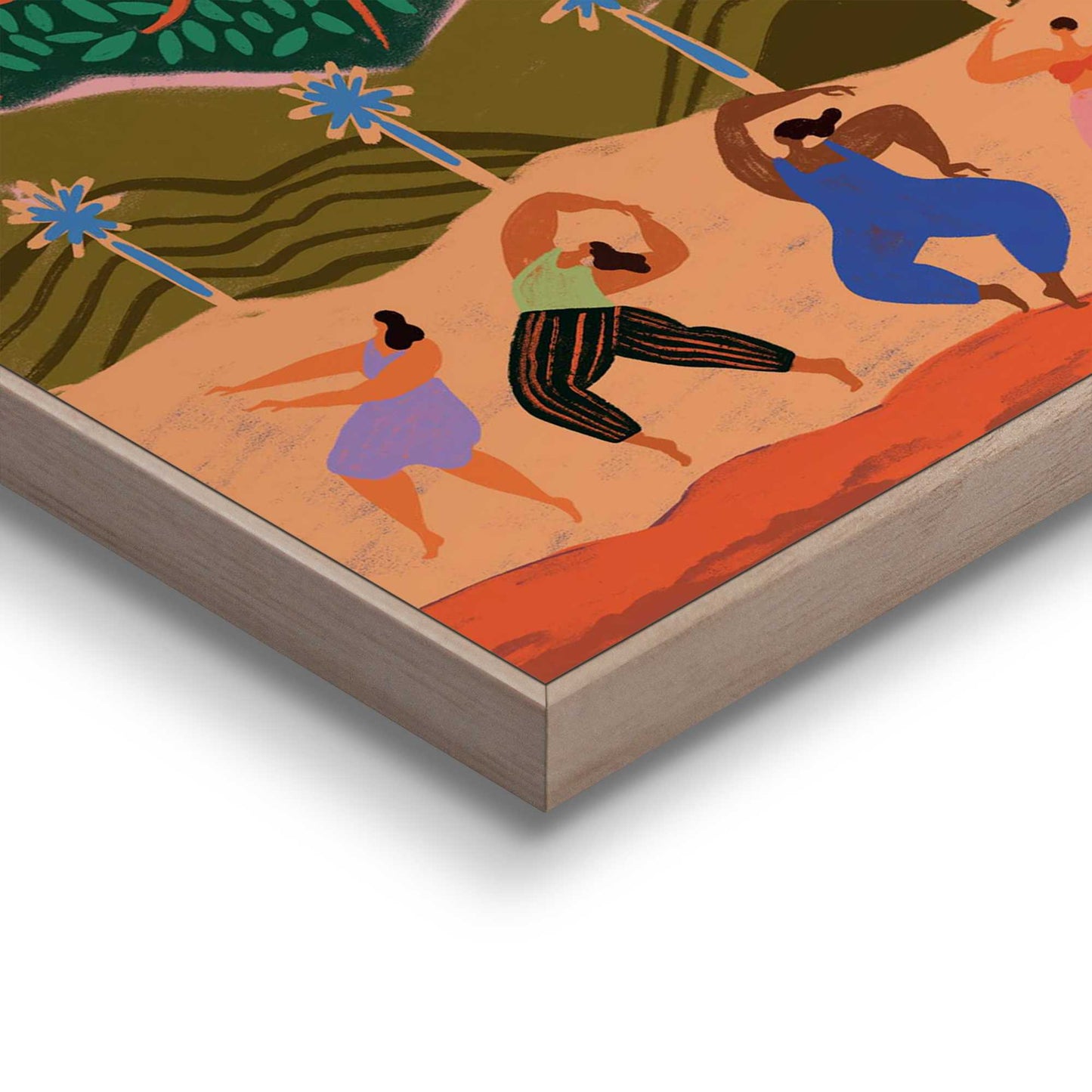 Framed Poster Dancing in Paradise 50x40