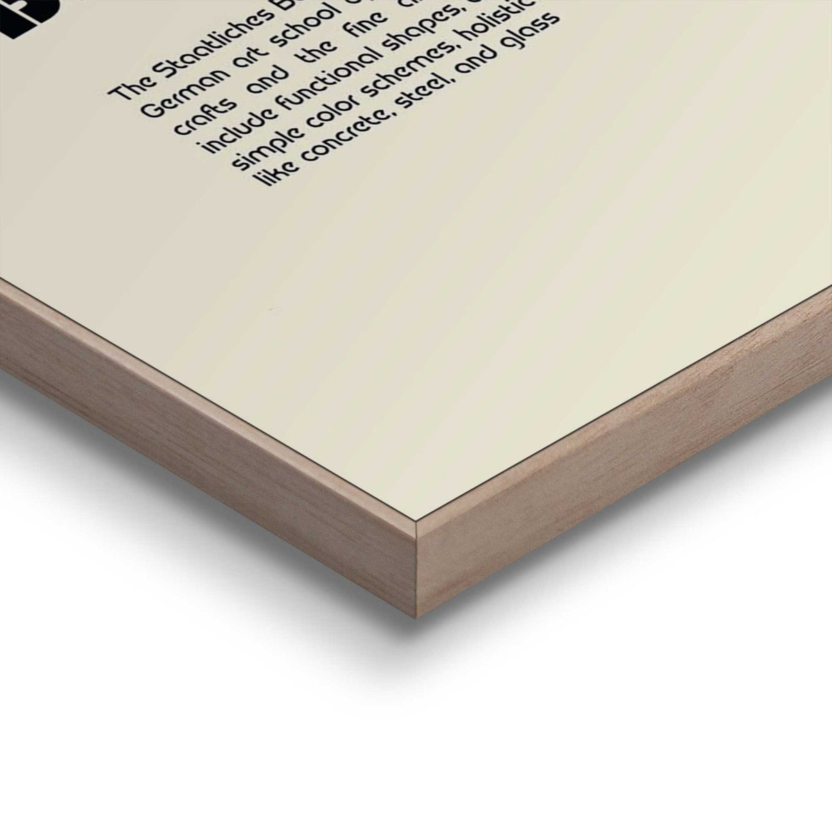 Framed Poster Bauhaus - Ausstellung I 70x50