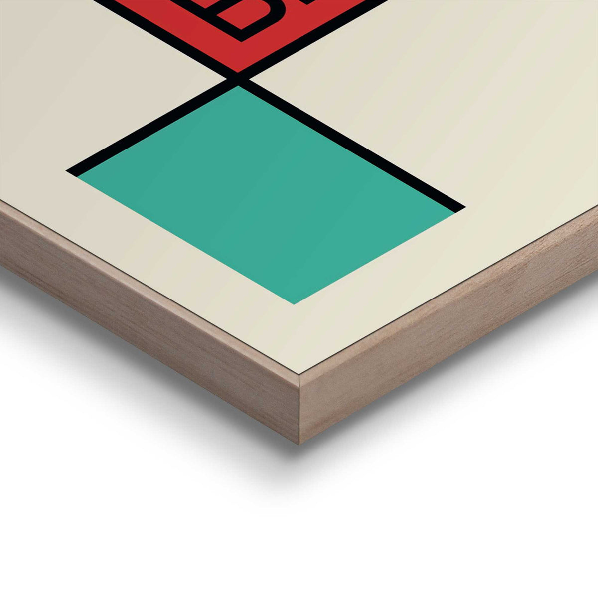 Framed Poster Bauhaus - Retro Geometry III 50x40