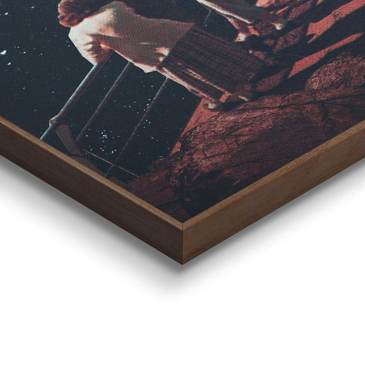 Framed Poster Planet View 50x40