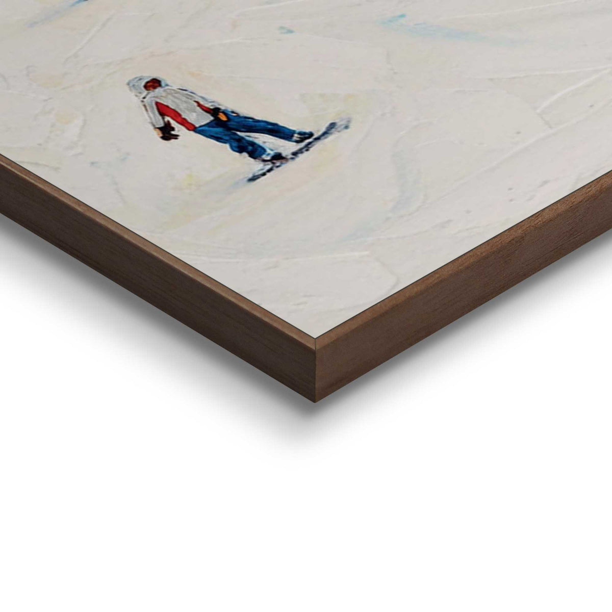 Framed Poster Winter Slope 70x50