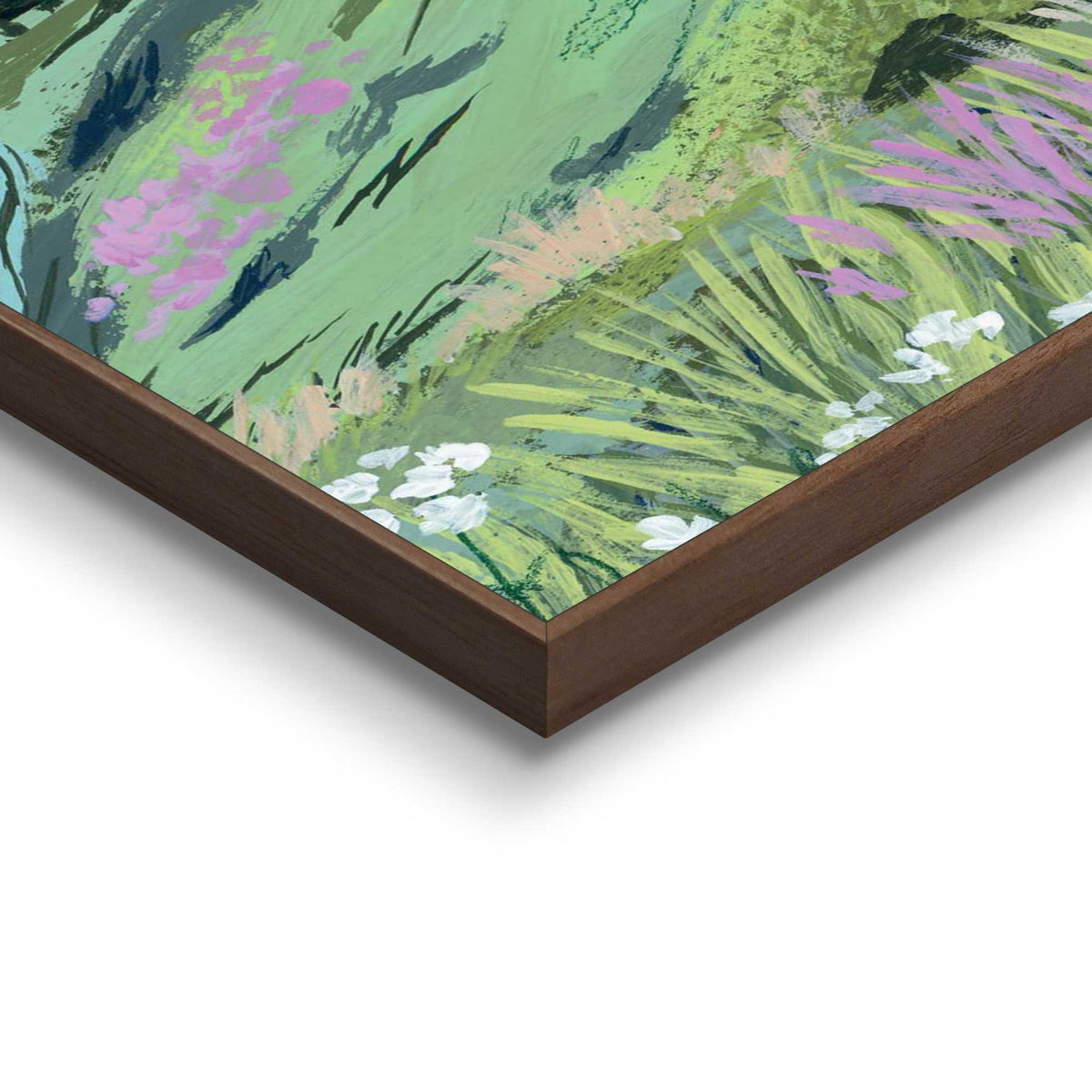 Framed Poster Pink Horizon 70x50
