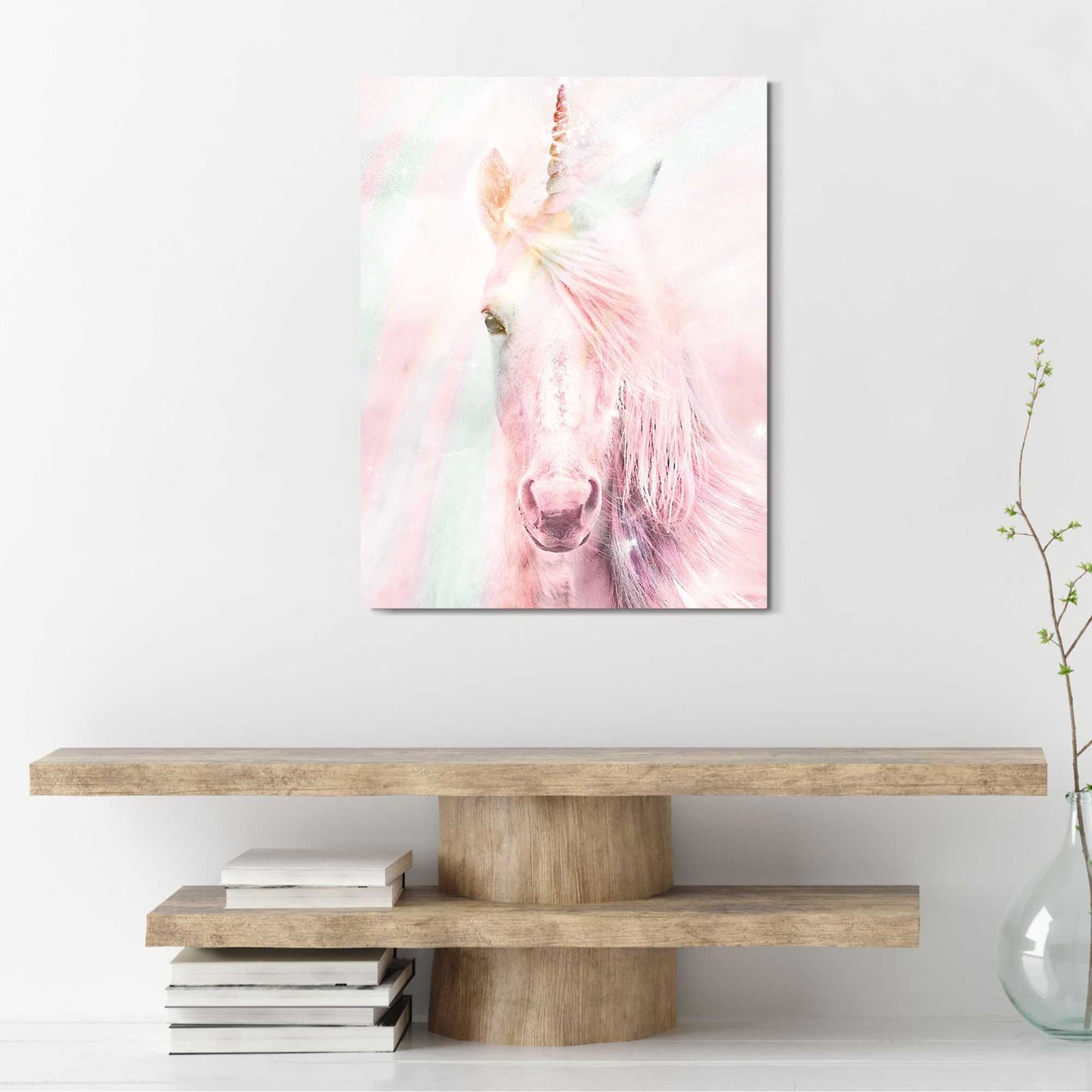 Canvas Unicorn Fluffy 40x30