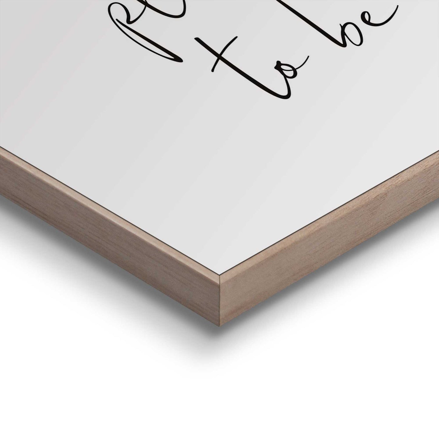 Framed in Wood Spring Feelings 40x30