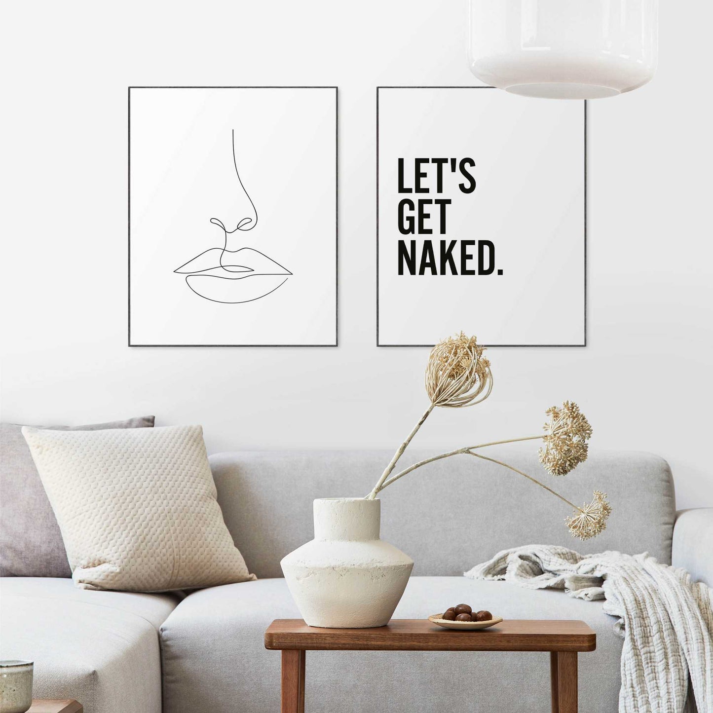 Framed in Black Let Us 50x40
