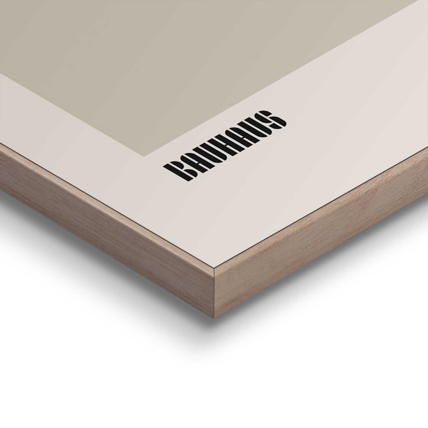 Framed in Wood Bauhaus Squares 70x50