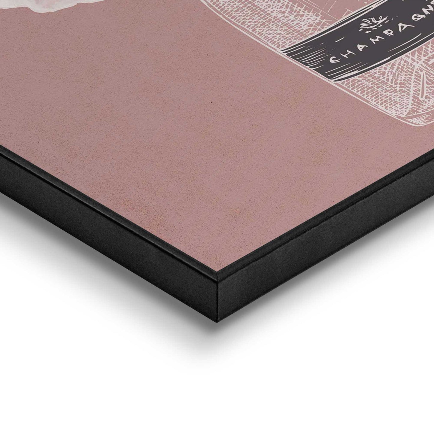 Framed in Black Bottled Flowers 50x40