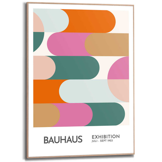 Framed in Wood Bauhaus Exhibition 70x50