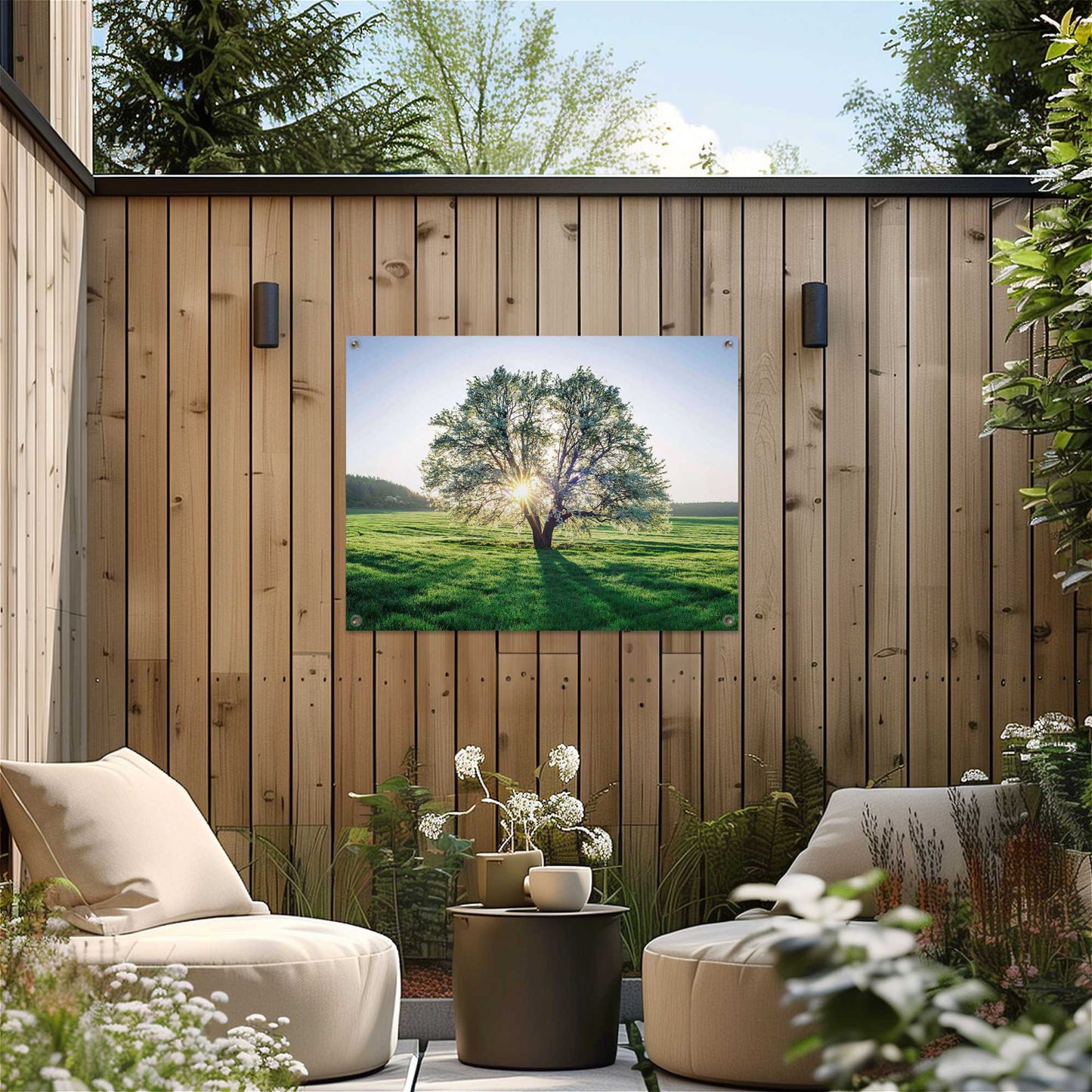 Outdoor Art Morning Tree 50x70