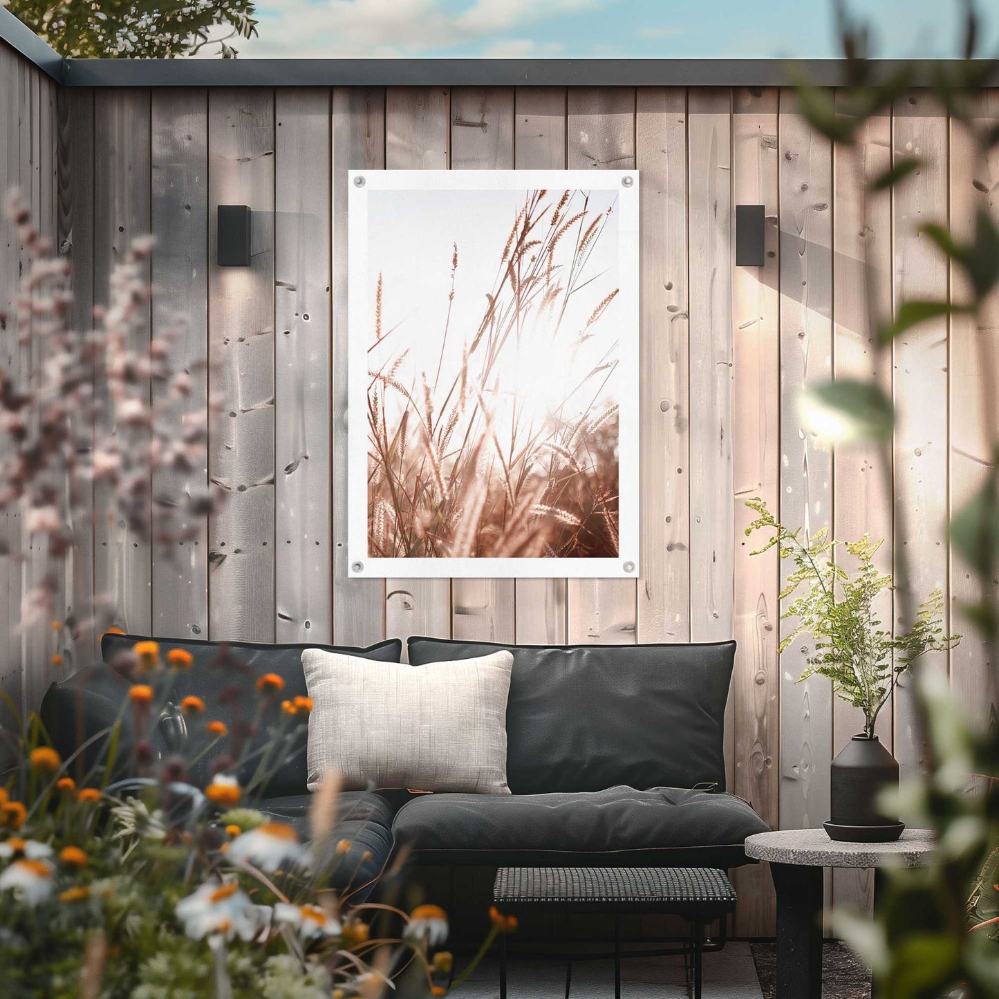 Outdoor Art Sunlight Grasses 70x50