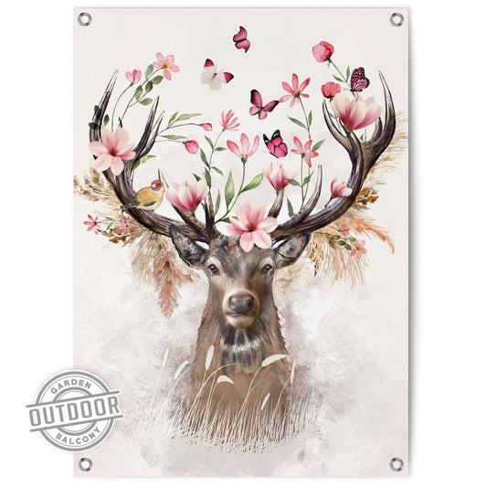 Outdoor Art Soft Deer 70x50