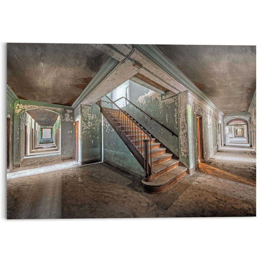 Plexiglass painting Corridor Stairs 70x100