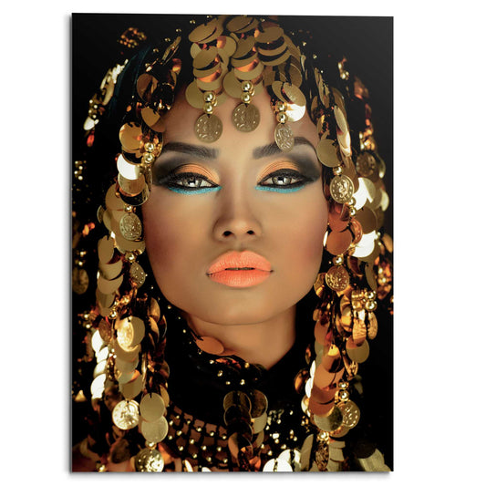 Plexiglass painting Arabian Princess 100x70
