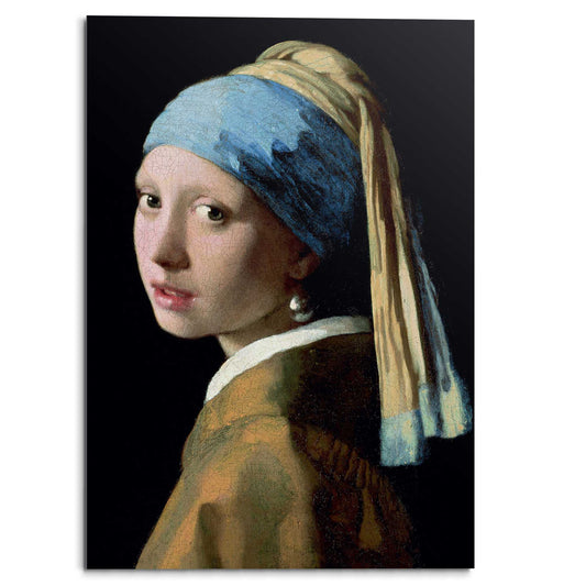 Plexiglass painting Johannes Vermeer - girl with a pearl earring 100x70