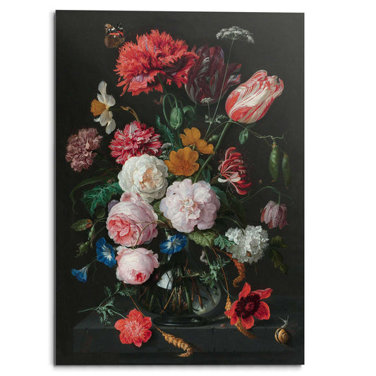 Plexiglass painting Jan Davidsz de Heem - stillife flowers 100x70