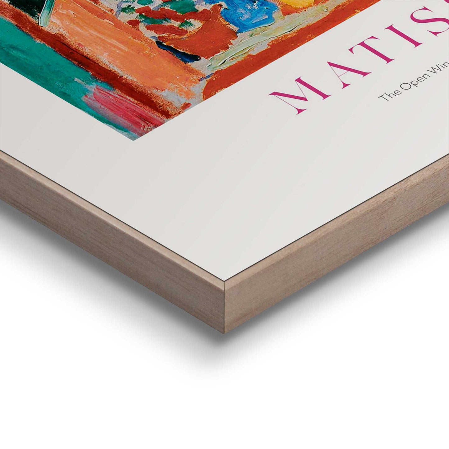 Framed in Wood Happy Colours 40x30