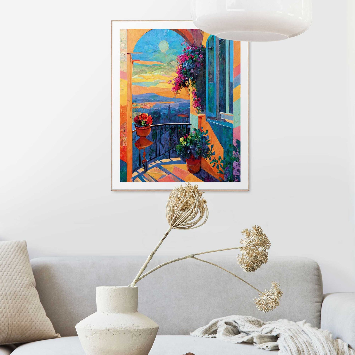Framed in Wood Window View 50x40