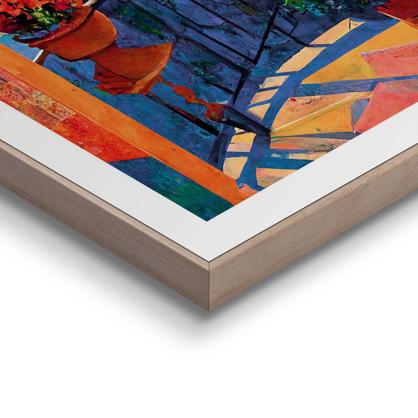 Framed in Wood Window View 50x40