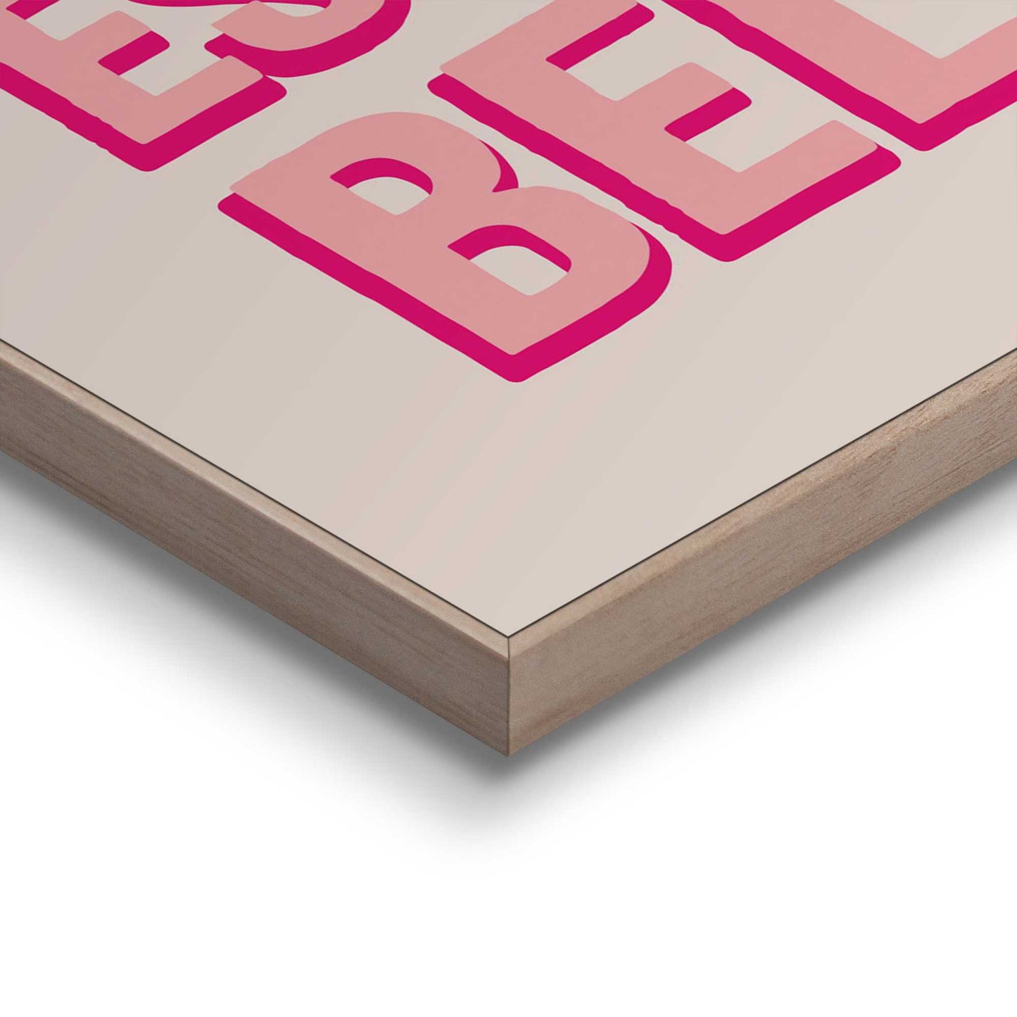 Framed in Wood La Vie et Belle 50x40