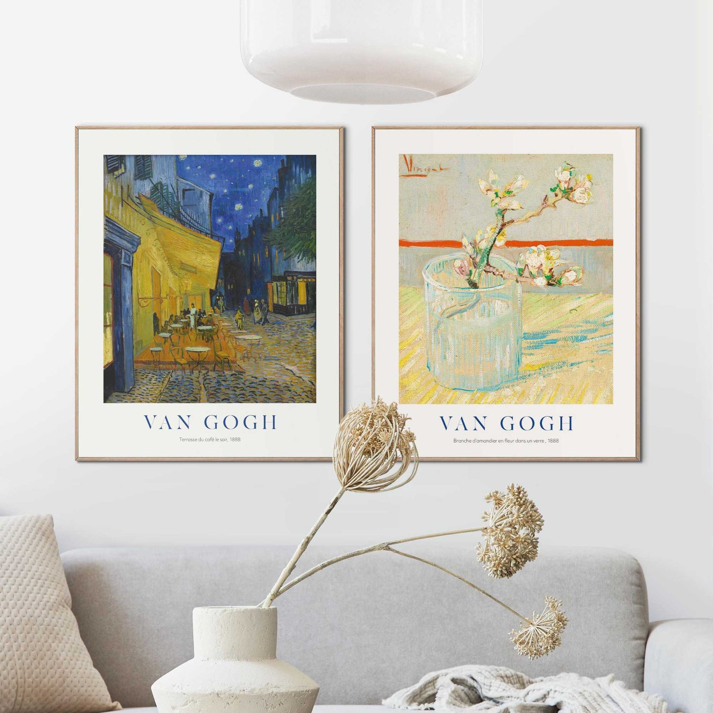 Framed in Wood Van Gogh Set 40x50
