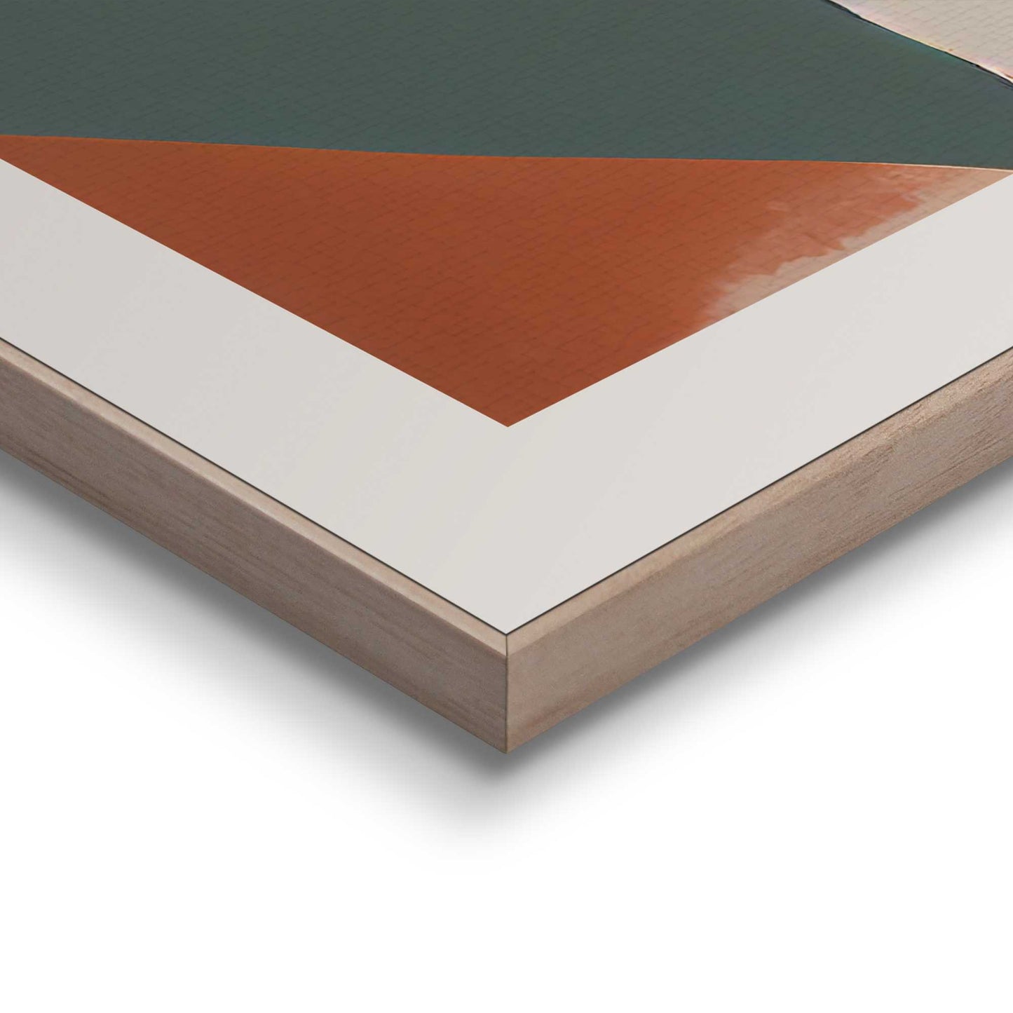 Framed in Wood Abstractamento 50x40