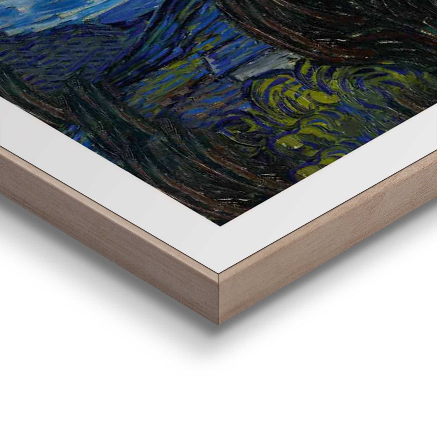 Framed in Wood Van Gogh - the starry night 50x70