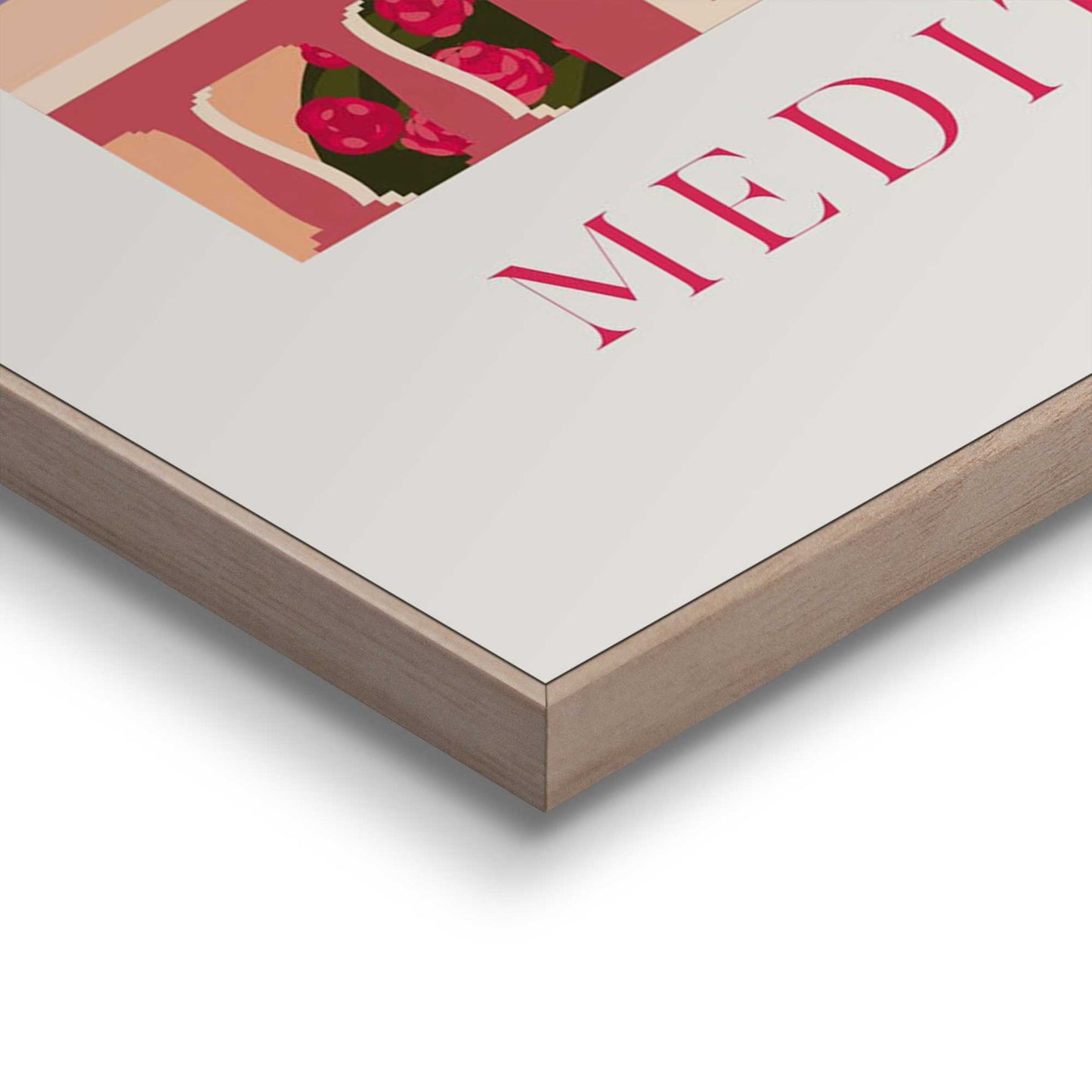 Framed in Wood Mediterrannee 70x50