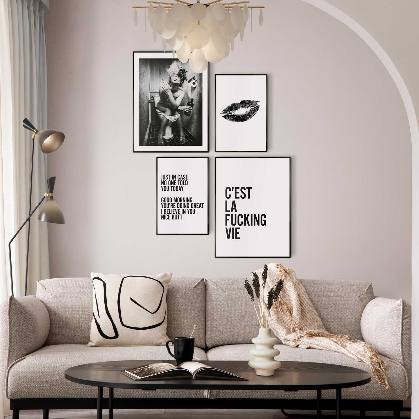 Framed in Black That's Life 40x30