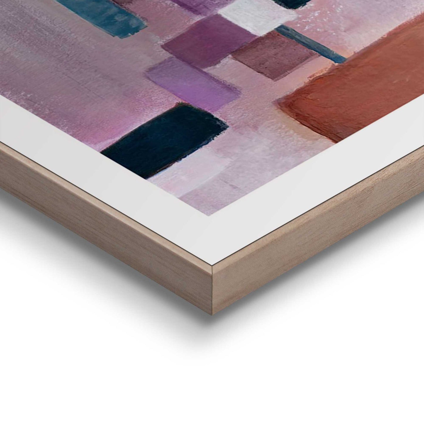 Framed in Wood Lilac Beauty 70x50