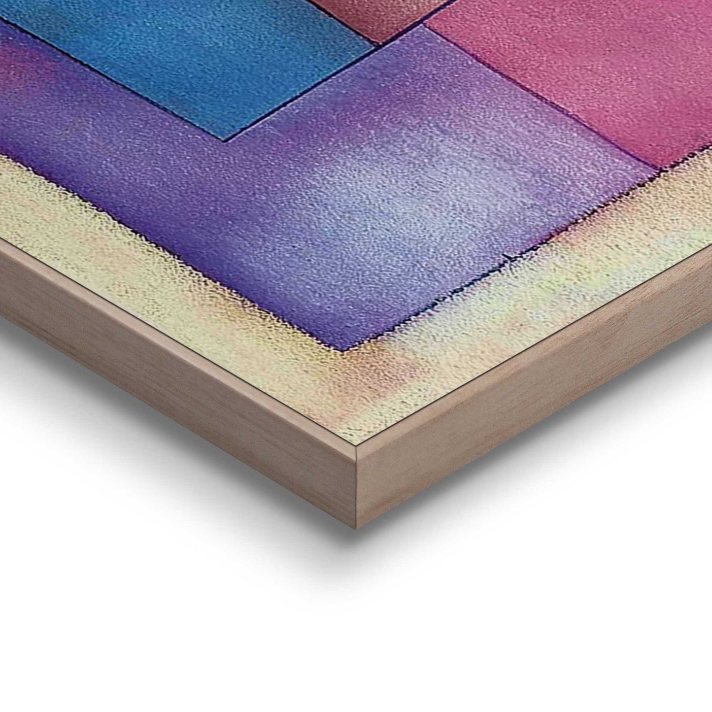 Framed in Wood Coloured Window 70x50