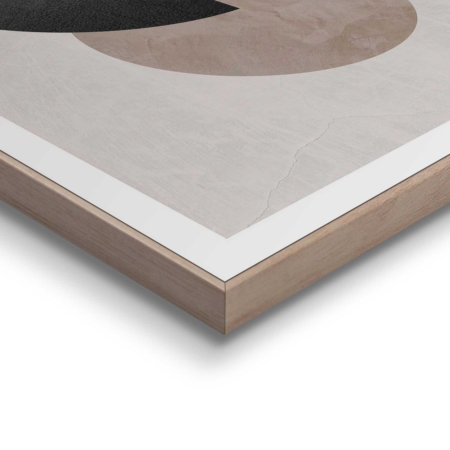 Framed in Wood Simple Abstract 70x50