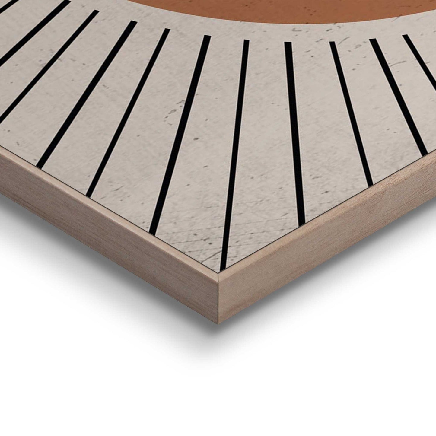 Framed in Wood Universe Abstract 70x50