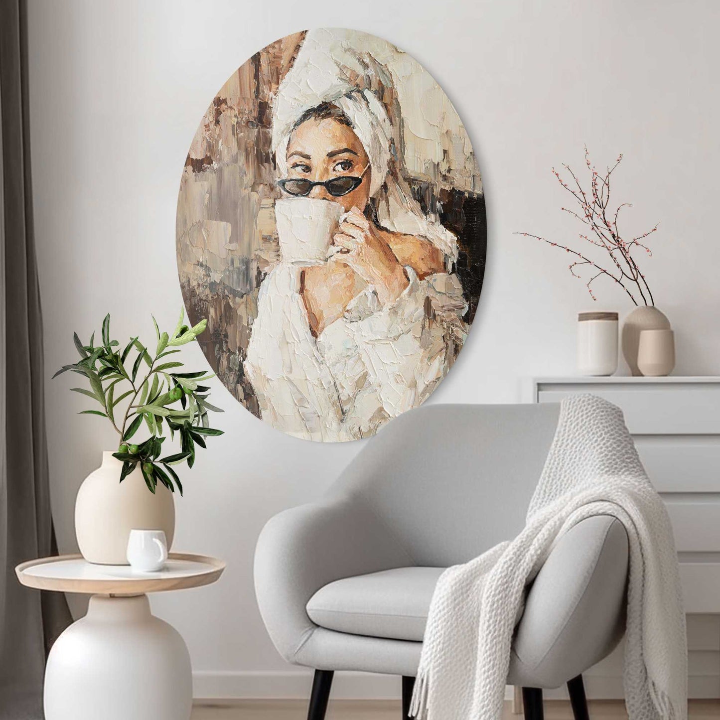 Painting Morning Coffee 100x80