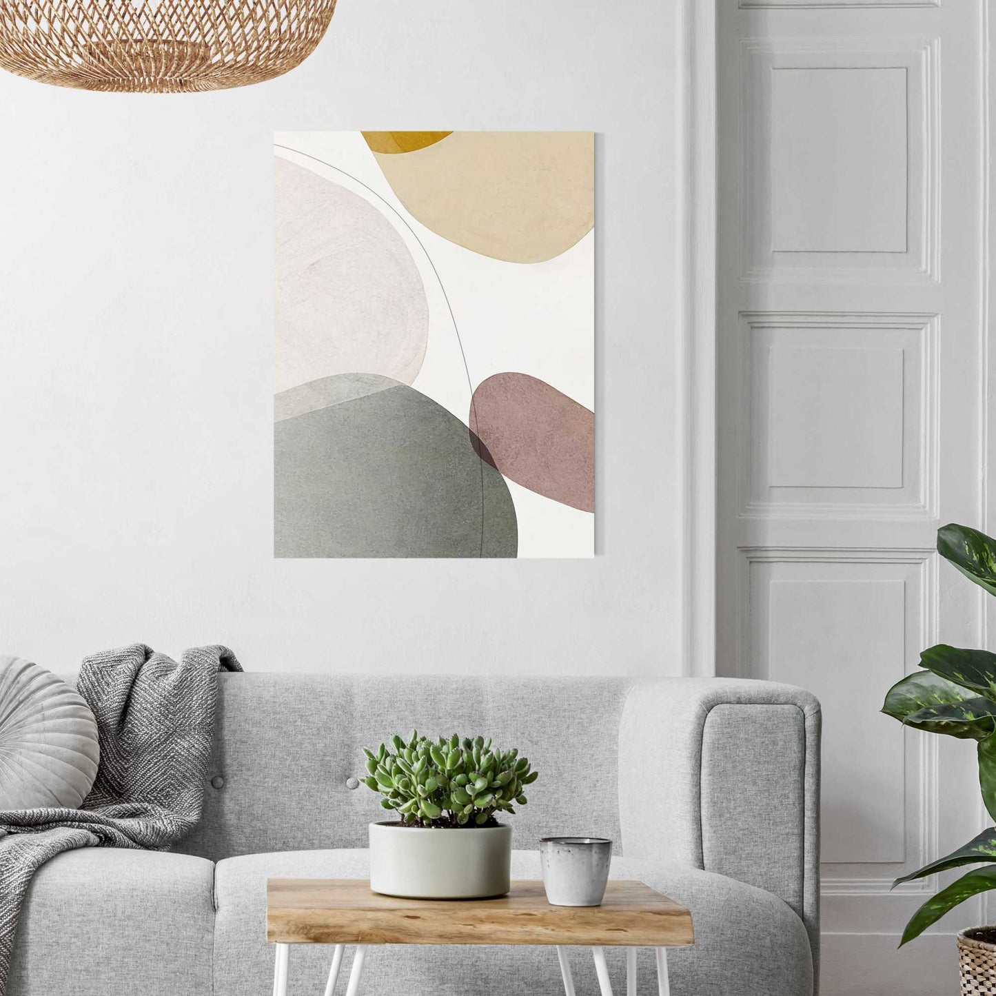 Canvas Abstract Rounds 80x60