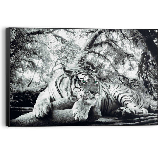 Framed Picture Jungle Tiger 60x90
