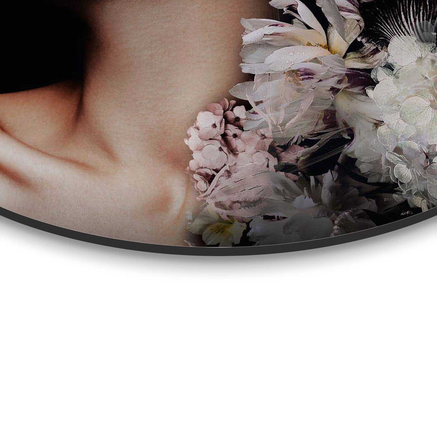 Painting Flower Lady 80 Rond