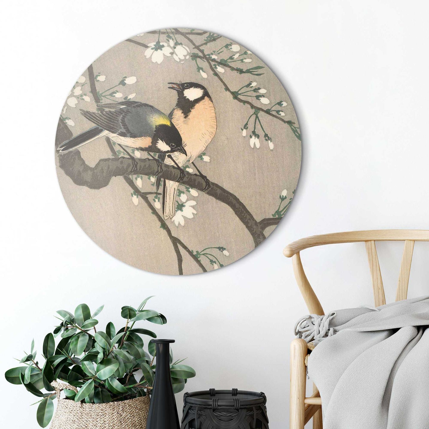 Painting Old Master Yellowbird 80 Rond