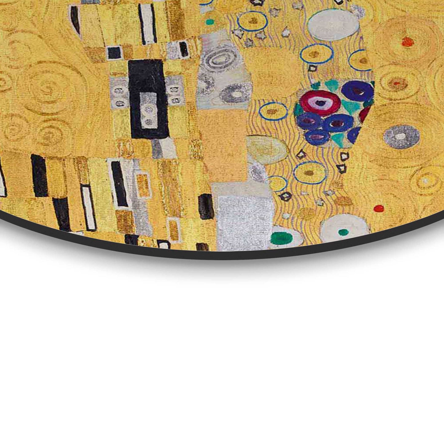 Painting Gustav Klimt - the kiss 80 Rond