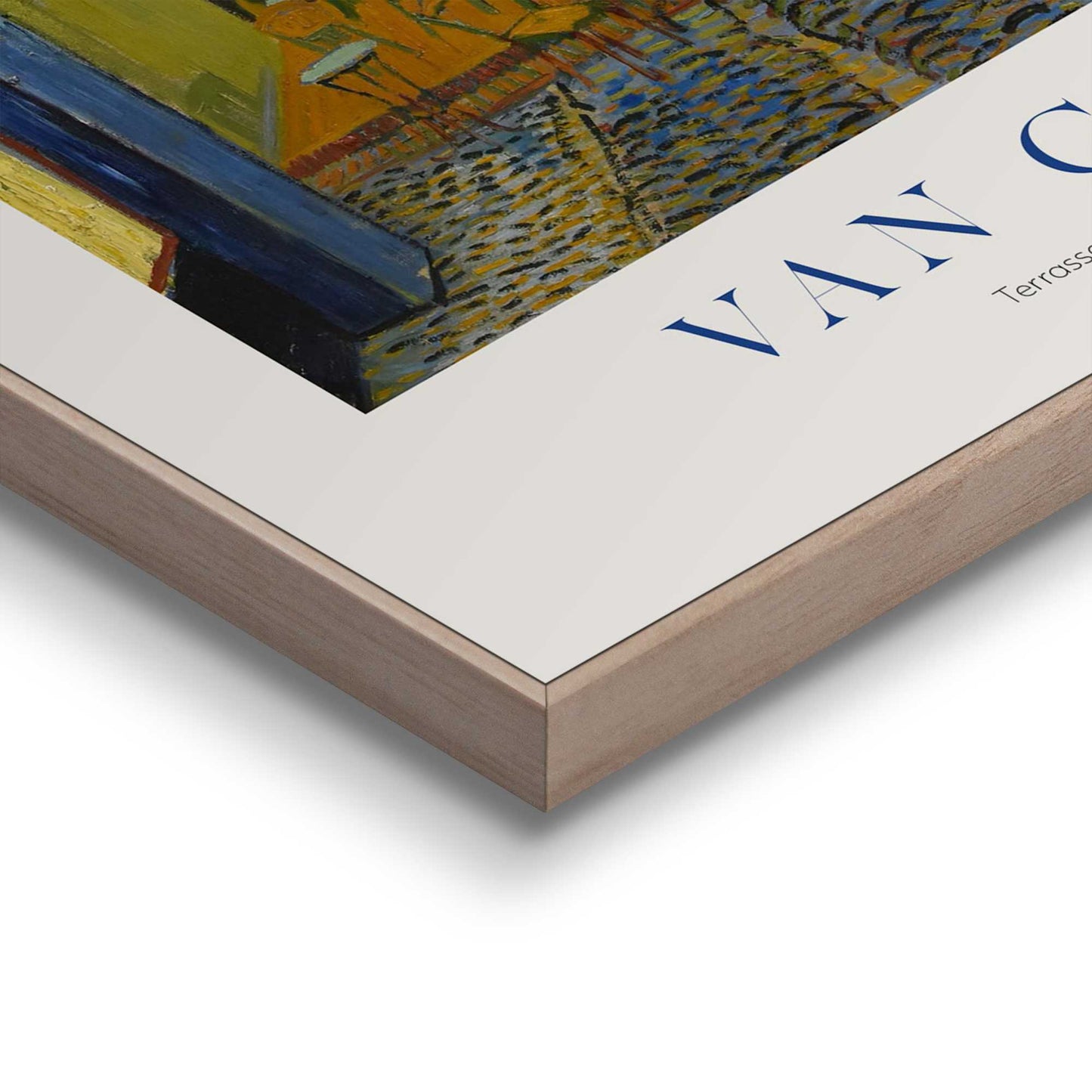 Framed in Wood Vincent van Gogh - cafe de nuit 50x40