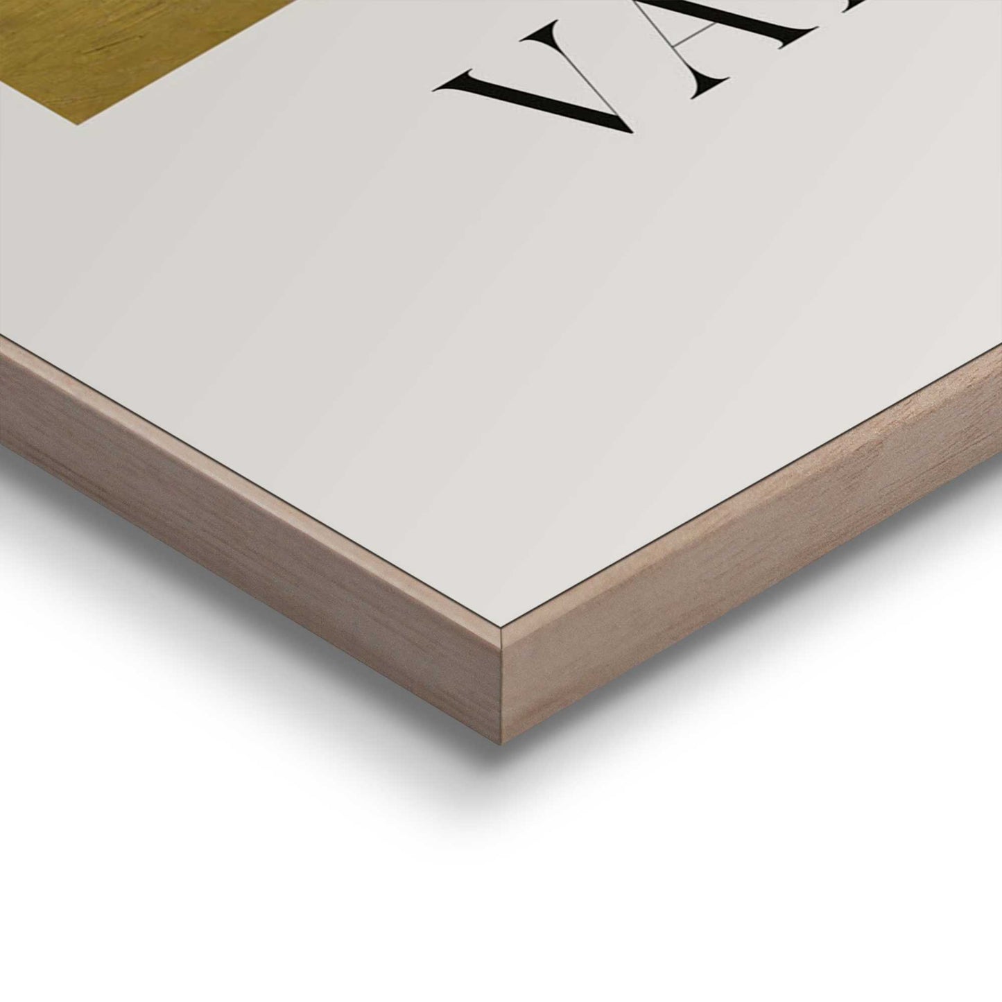 Framed in Wood Vincent van Gogh - sunflowers blue 70x50