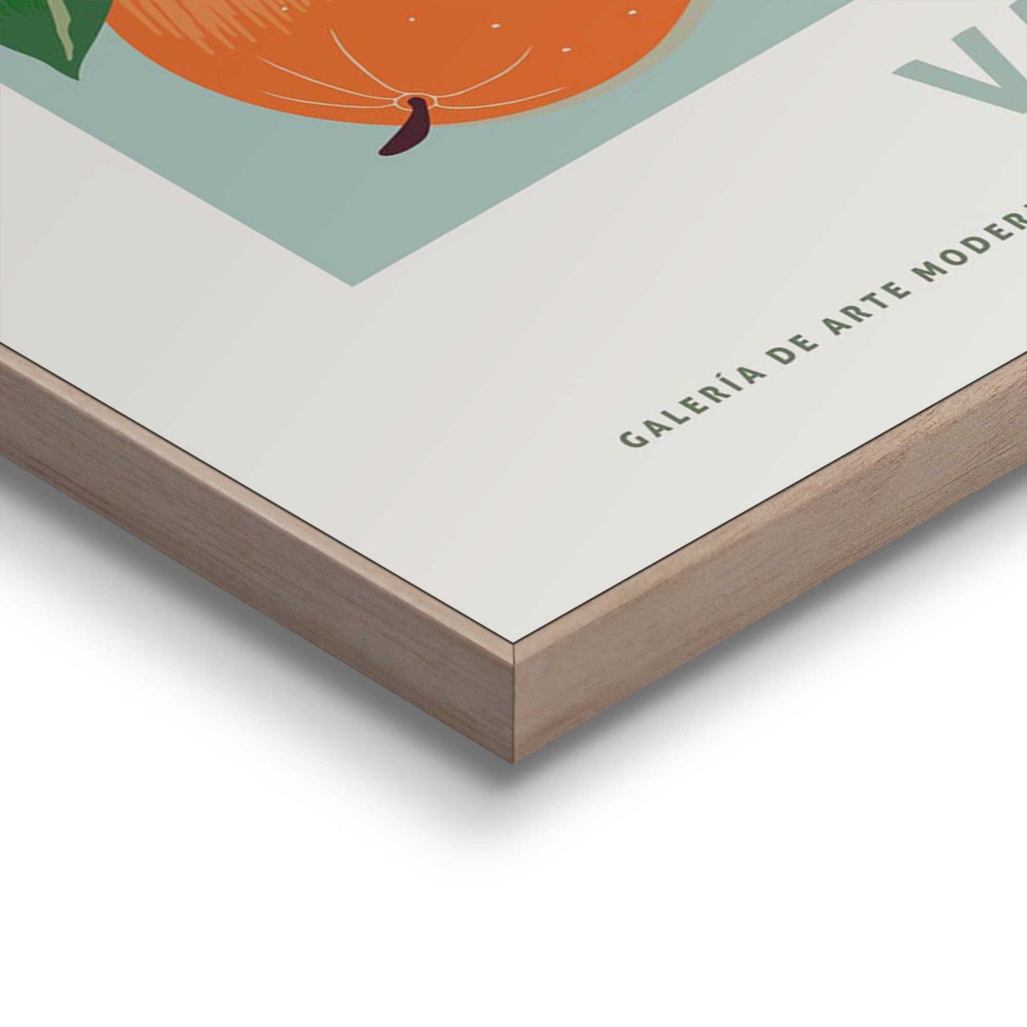 Framed in Wood Valencia Oranges 70x50