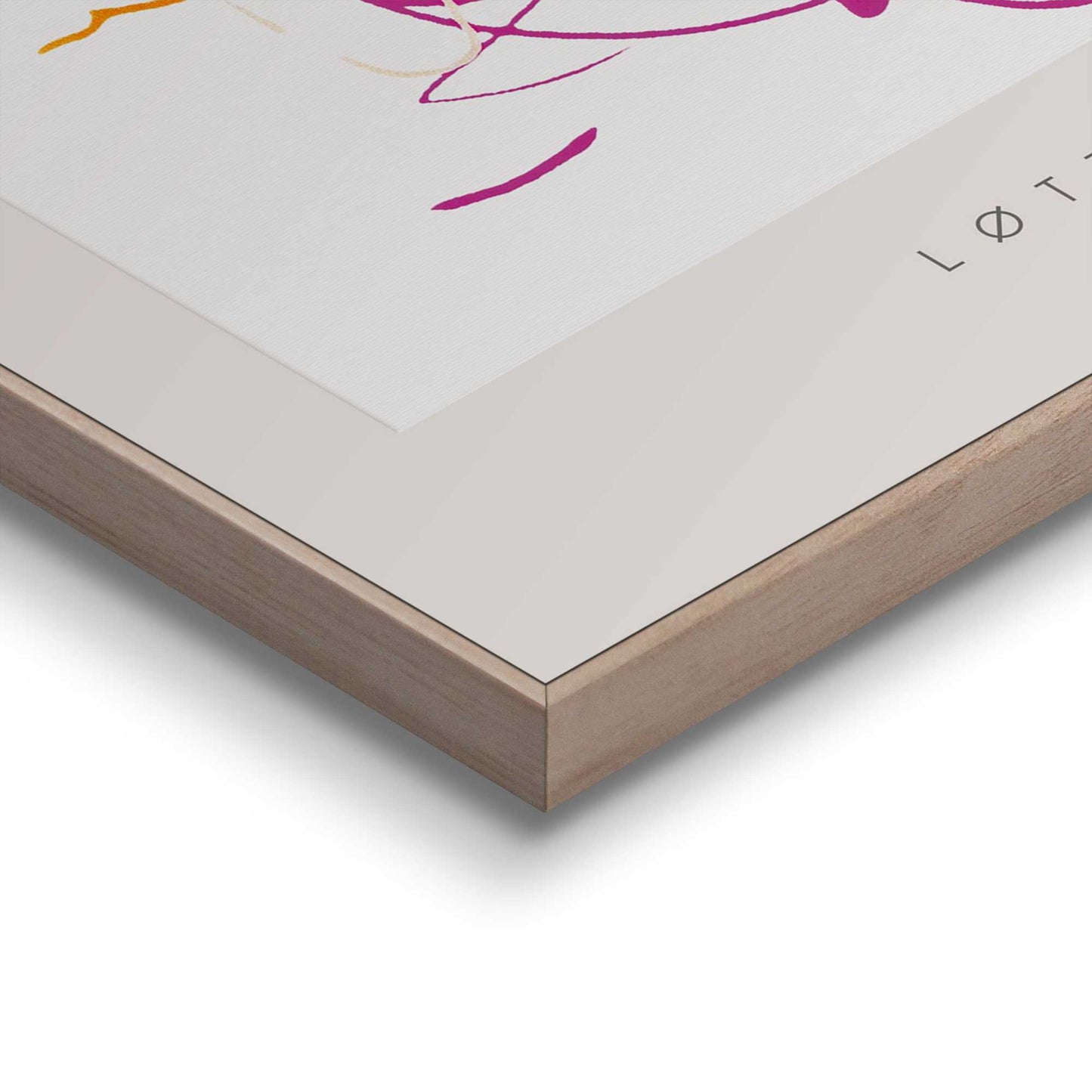 Framed in Wood LØTTE II 50x40