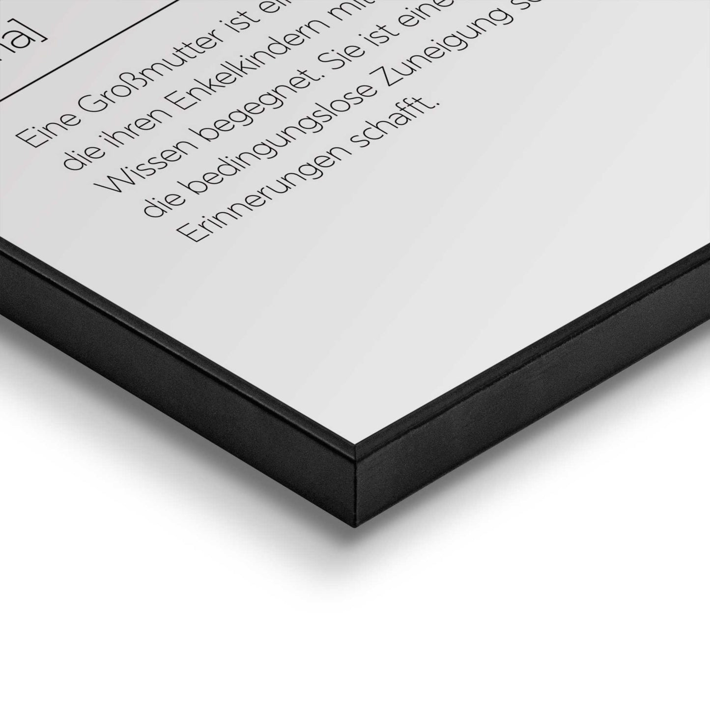 Framed in Black Oma 50x40