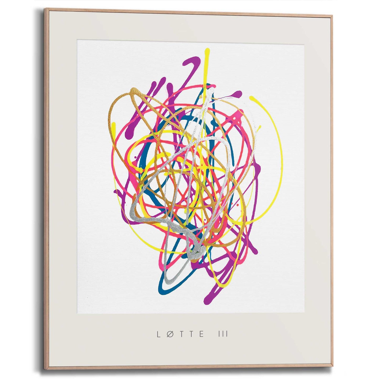 Framed in Wood LØTTE III 50x40