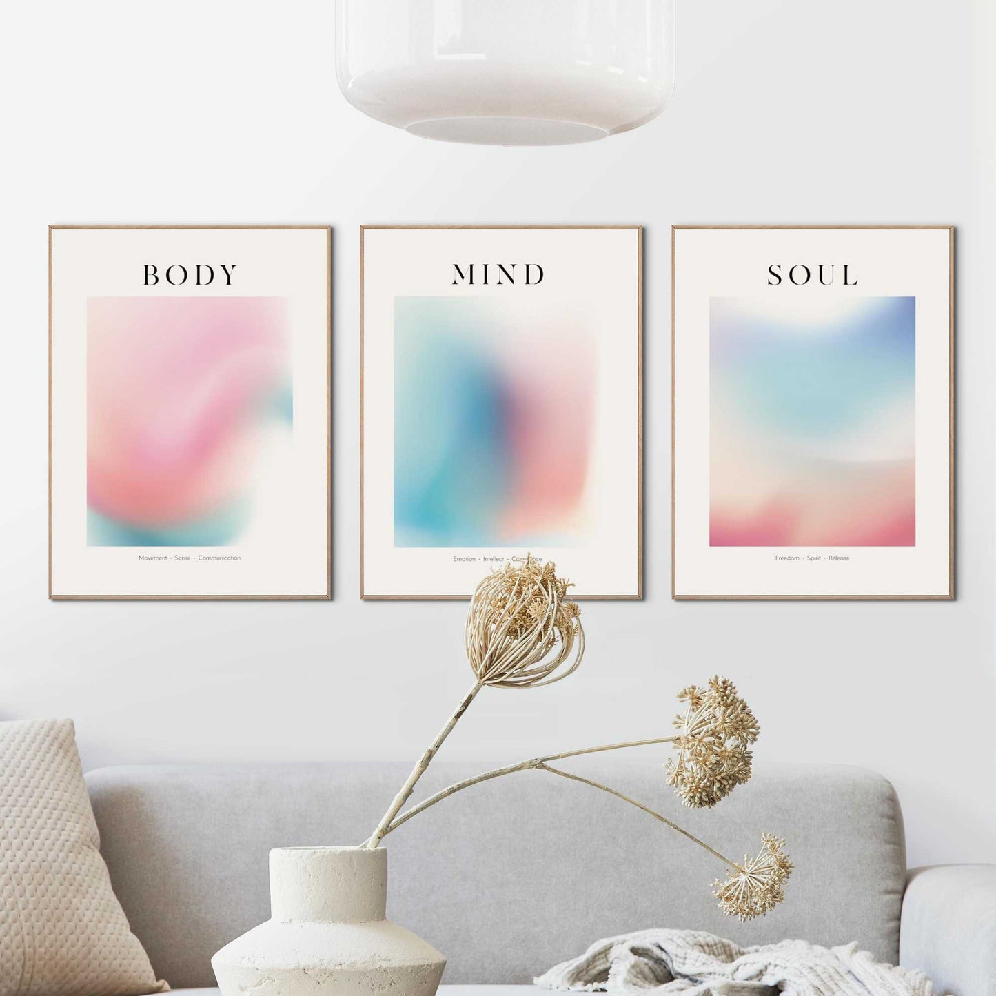 Framed in Wood Fresh & Mindfull 40x30