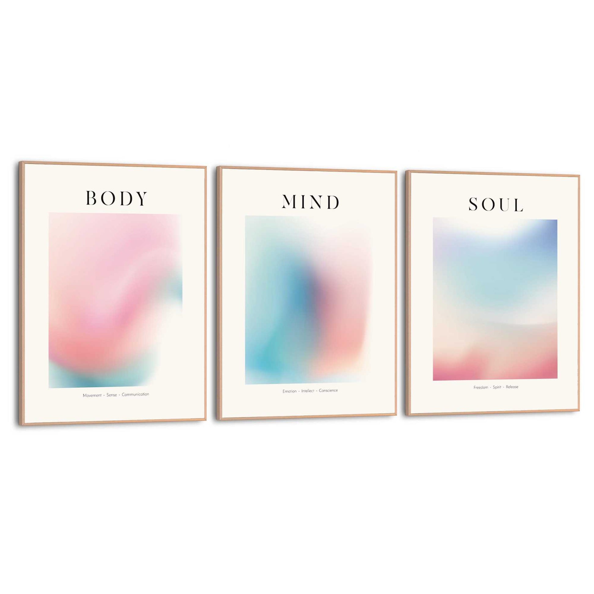 Framed in Wood Fresh & Mindfull 40x30