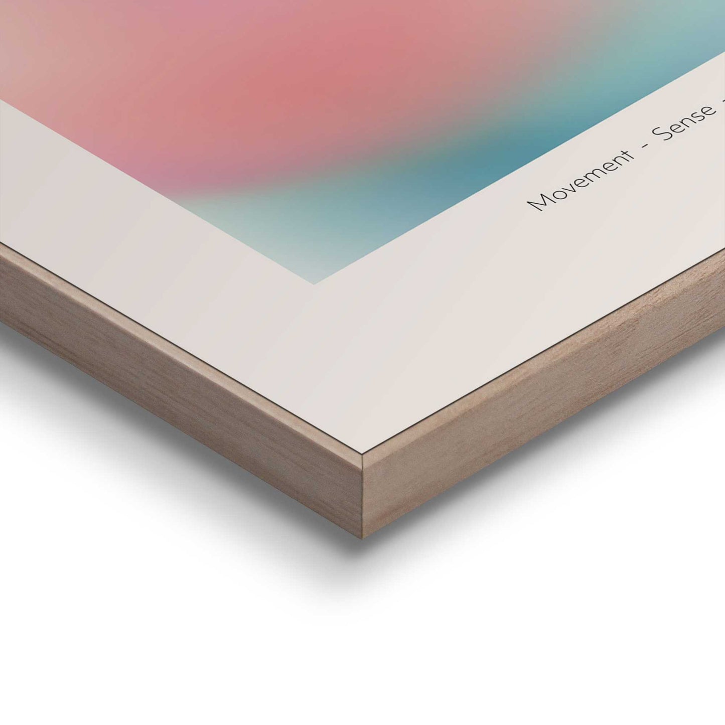 Framed in Wood Fresh & Mindfull 40x30