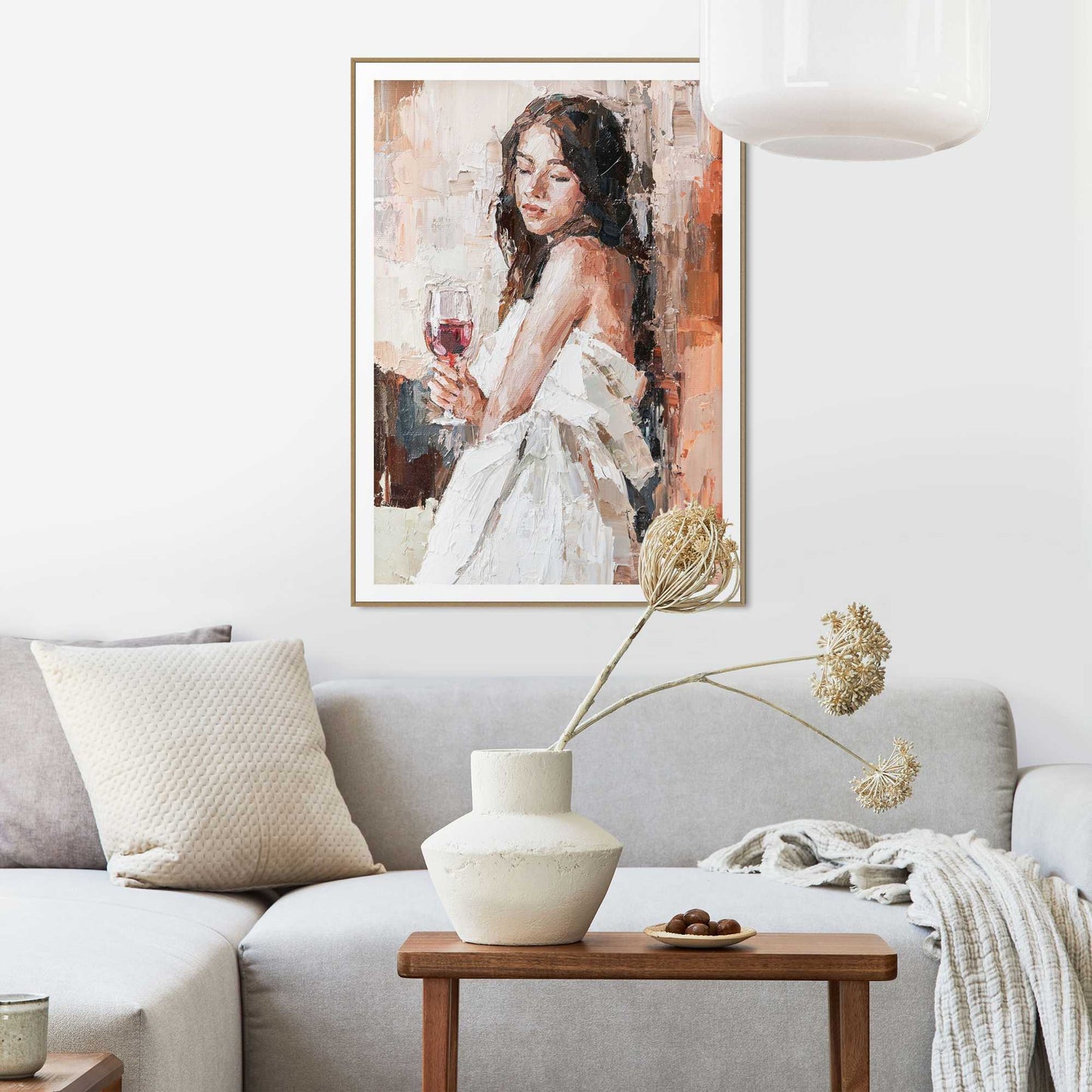 Framed in Wood Wrapped 70x50