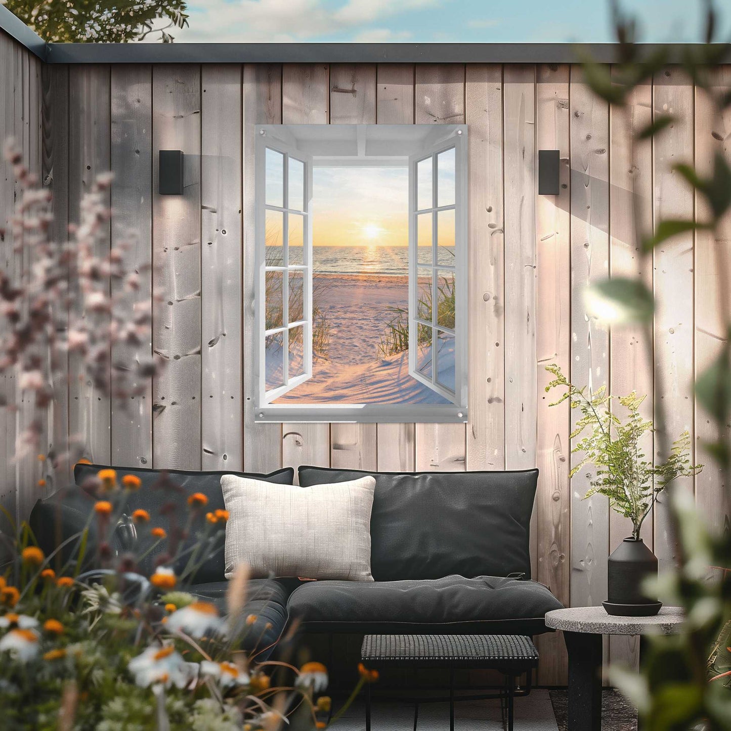 Outdoor Art Window Delight 70x50